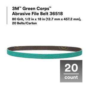 3m - 3m  Green Corps  Abrasive File Belt - 36518