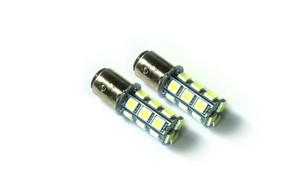 Racesport Lt - 1157 5050 Led 18 Chip Bulbs (white) - RS-1157-W-5050