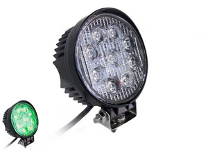 Racesport Lt - Green X-hunter Series Led 4  Round - RS-27W-RXH