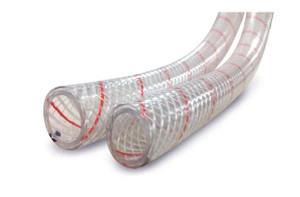 Sierramarine - 3/8' Clr Pvc W/red Tracer 250'-sp - 16-162-0380S