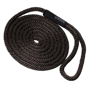 T-h Marine - Dock Line 3/8' X 15' Solid Braid Bl - BE-CO-52924-DP