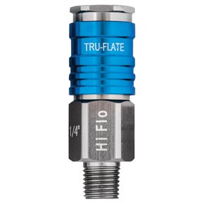 Truflate - Coupler 1/4 Hi Flow Male - 13-925