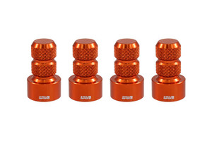 True Spike - Orange; Billet Aluminum; Set Of 4 C - WVC002OG