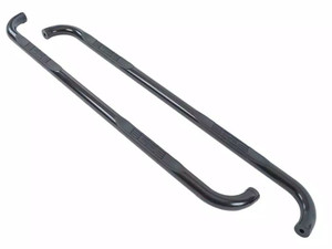 Big Country - 3' Round Side Bars Mild Steel Black - 371761