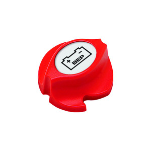 Marinco 701KEY Battery Knob Options for 701 Series, Red - 701-KEY