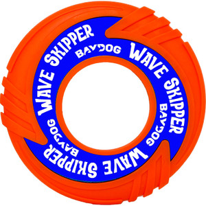 Bay Dog  WSORG WaveSkipper Dog Toy, Orange - WS-ORG