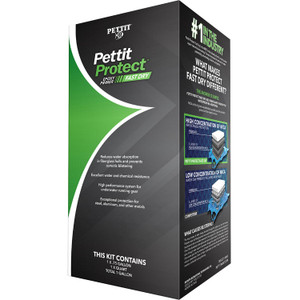 Pettit 49004901Q Protect Fast Dry Fast Dry Epoxy Primer System, Qt., White - 14900/1490122