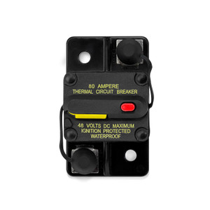 JL Audio 010-13685-00 Waterproof Ignition Protected Circuit Breaker
80 Amp (XMD-MCB-80) - 010-13685-00