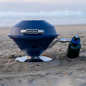 Magma C10105MB Midnight Blue Beach Fire Gas Grill, Propane, 8.5 lb. , 133 Sq. in. - C10-105-MB