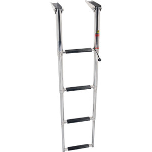 Seachoice 71303 Over Platform Telescoping Ladder, Steps: 4 -