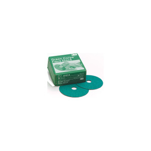 3M 36510 7" x 7/8" 60 Grit Green Discs - 7100363494