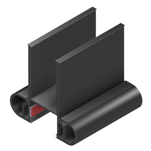 Jaeger-Unitek Sealing Solutions 1000035109 Flip N' Seal Wall Caps - 
.91" Bulb / 2" Wipe / 1.25" Wall cap, 20' L - 1000035109