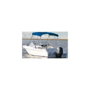 Carver V5481TB4 Fully Assembled, Complete Bimini Tops w/Boot, 54 H x 6' L, 79"-84" Wide, Pacific Blue - A5481TB-4