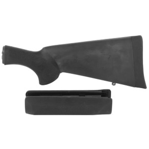 Hogue Remington 870 12-Gauge OverMolded Shotgun Stock kit with forend - Black - 08712H