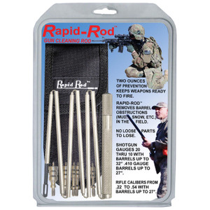 Atsko Rapid Rod 26" Collapsible Gun Cleaning Rod with Nylon Case and 5 Jags - 1100