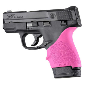 Hogue HandAll Beavertail Grip Sleeve M&P Shield 9/40 and Ruger MAX-9/LC9/EC9 (Pink) - 18407