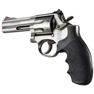 Hogue S&W K/L-Frame Round Butt Rubber Monogrip (Black) - 19000