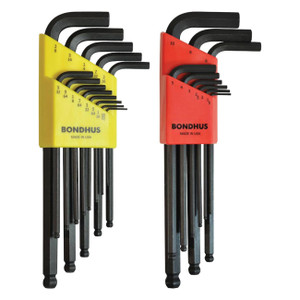 Bondhus Balldriver Metric/SAE Ball End HEX L-Keys Double Set (22 Piece) - 20199