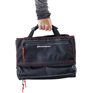 Powerbuilt 5 Zipper Pocket Roll Up Organizer Tool Bag - 240253