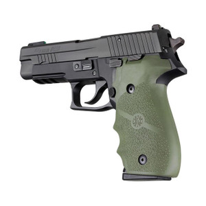 Hogue SIG Sauer P226 OverMolded Rubber Grip with Finger Grooves (OD Green) - 26001