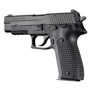 Hogue SIG Sauer P226 Piranha Grips G10 G-Mascus (Solid Black) - 26139
