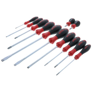 Wiha SoftFinish Slotted/Phillips Screwdriver - 12 Piece Set - 30297