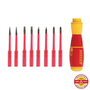 Wiha Insulated SpeedEII Electric Screwdriver SlimLine Blade Set (13 Piece Set) - 32490