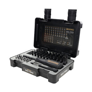 Wheeler Gunsmithing Hex/Torx/Phillip/Flat Screwdriver Bit Set (65 Piece) - 4001007