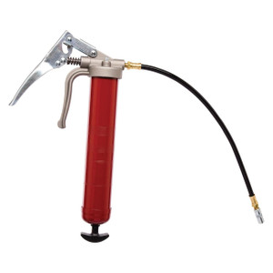Alemite Professional Series 16 oz. Grease Gun with Pistol Grip & Whip Hose - 555-E