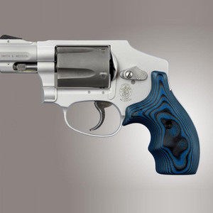 Hogue S&W J-Frame Bantam Smooth Grip G10 - G-Mascus (Blue Lava) - 61668