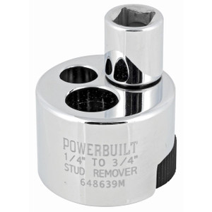 Powerbuilt Broken Stud & Bolt Remover: 1/4" to 3/4" - 648639