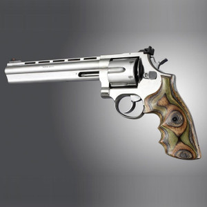 Hogue Taurus Medium & Large Square Butt Finger Grooves Grip - Smooth (Lamo Camo) - 66400
