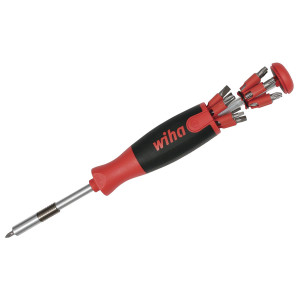 Wiha Technicians 26-in-1 Ultra Driver with SoftGrip Handle (14 Piece Set) - 77791