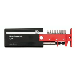 Wiha Metric Hex Bits-Selector and Magnetic Bit Holder Set 1.5mm to 8.0mm - 9 Piece Set - 79256