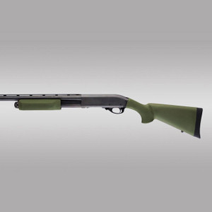 Hogue Remington 870 12-Gauge OverMolded Shotgun Stock/Foregrip (OD Green) - 8212