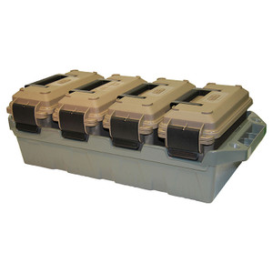 MTM 4-Can Ammo Crate Dark Earth/Forest Green - AC4C