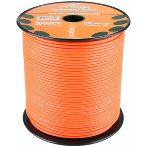 Audiopipe Primary Wire 12-Gauge 500 Foot Spool - Orange - AP12500OR