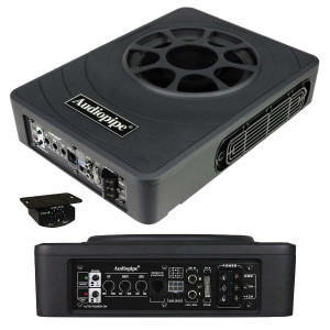 Audiopipe 8" Low Profile Amplfied Subwoofer 350 Watts Max/175 Watts RMS 2 Ohm Mono - APLP-8300