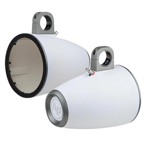 Audiopipe Marine 10" Wakeboard Tower (Empty) Speaker Enclosures - White (Pair) - APMP-1001WETW