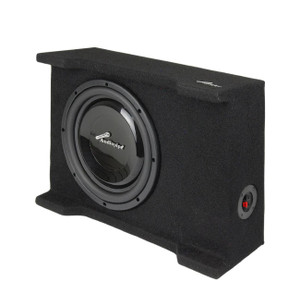 Audiopipe single 10" Shallow Mount Downfire Loaded Enclosure 400 Watts - APSB-10BDF