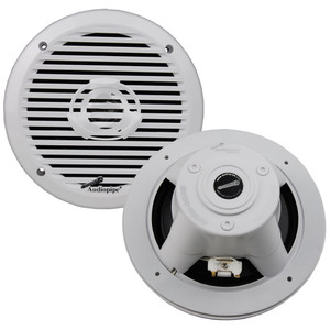 Audiopipe Marine 6.5" 2-Way Speakers (White) - APSW-6032