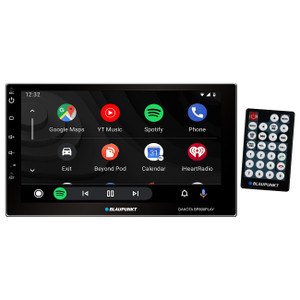 Blaupunkt 7" Double DIN MECHLESS Fixed Face Touchscreen Receiver with Mirrorlink Android Auto/Apple - BP800PLAY