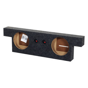 QPower Colorado/Canyon Crew Cab '04-14 Dual 10" Sealed Empty Woofer Box - COLORADOCANYON10C