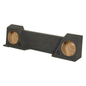 QPower GMC/Chevy Extended Cab (High Transmission) '07-'13 Dual 10" Empty Woofer Box - GMC 10 2007 HT