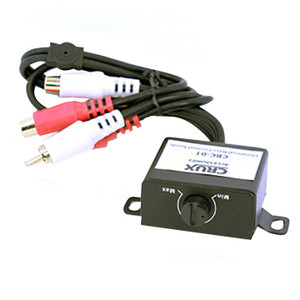 CRUX Bass Control Knob Stereo RCA Male to Female - CBC-01