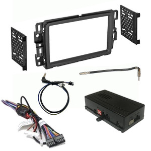 Crux OnStar Radio Replacement interface w/ SWC Retention Video Switcher & D. Din Dash Kit - Select - DKGM-16