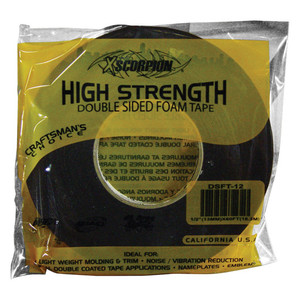 XScorpion 1/2" Double Sided Foam Tape (60 feet) - DSFT-12