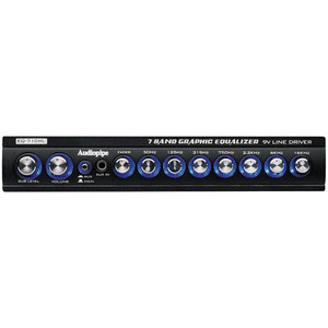 Audiopipe 7 Band Graphic Equalizer with HI/LO Converter (9V Line Driver) - EQ-710HL