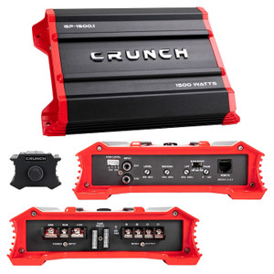 Crunch Ground Pounder 1 x 750 @ 4 Ohms 1 x 1500 @ 2 Ohms N/A @ 1 Ohms Class A/B - GP-1500.1