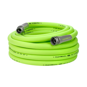 Flexzilla Garden Hose 5/8" x 50' 3/4" - 11 1/2 GHT Fittings ZillaGreen - HFZG550YW